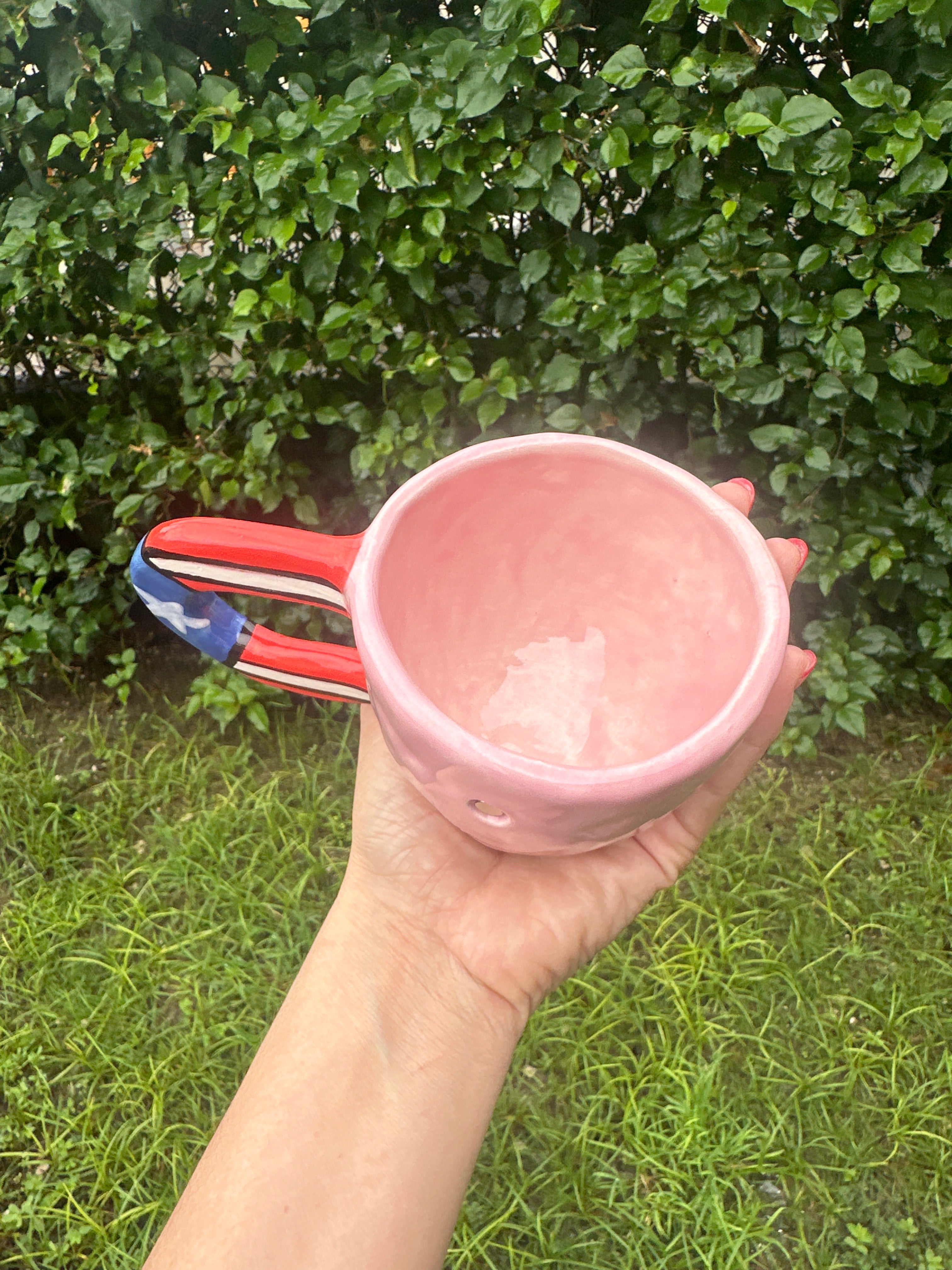 Taza rosa / Mango de 🇵🇷