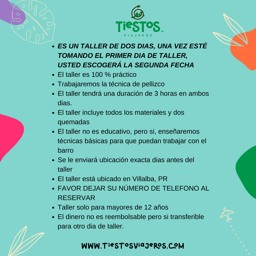 Taller de Taza Sencilla - 15 de noviembre de 2025