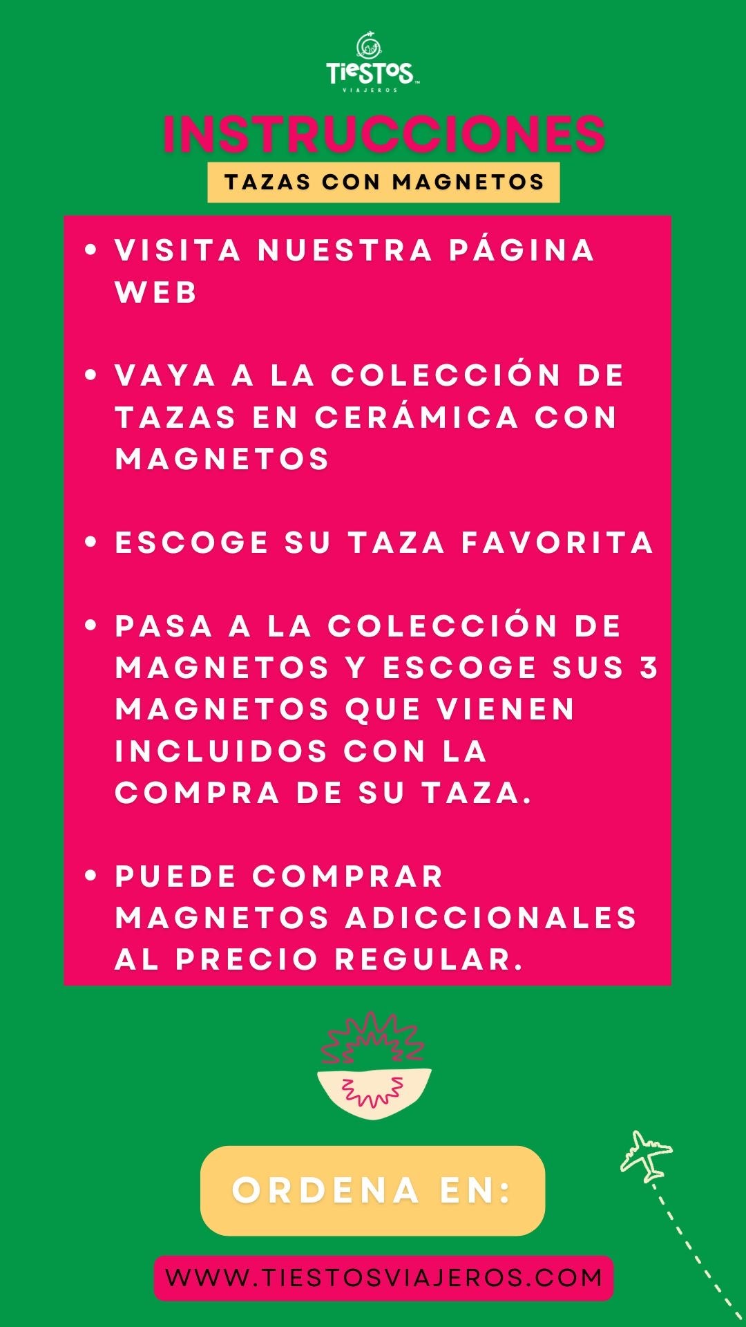 Taza Azul / Mango Rosa