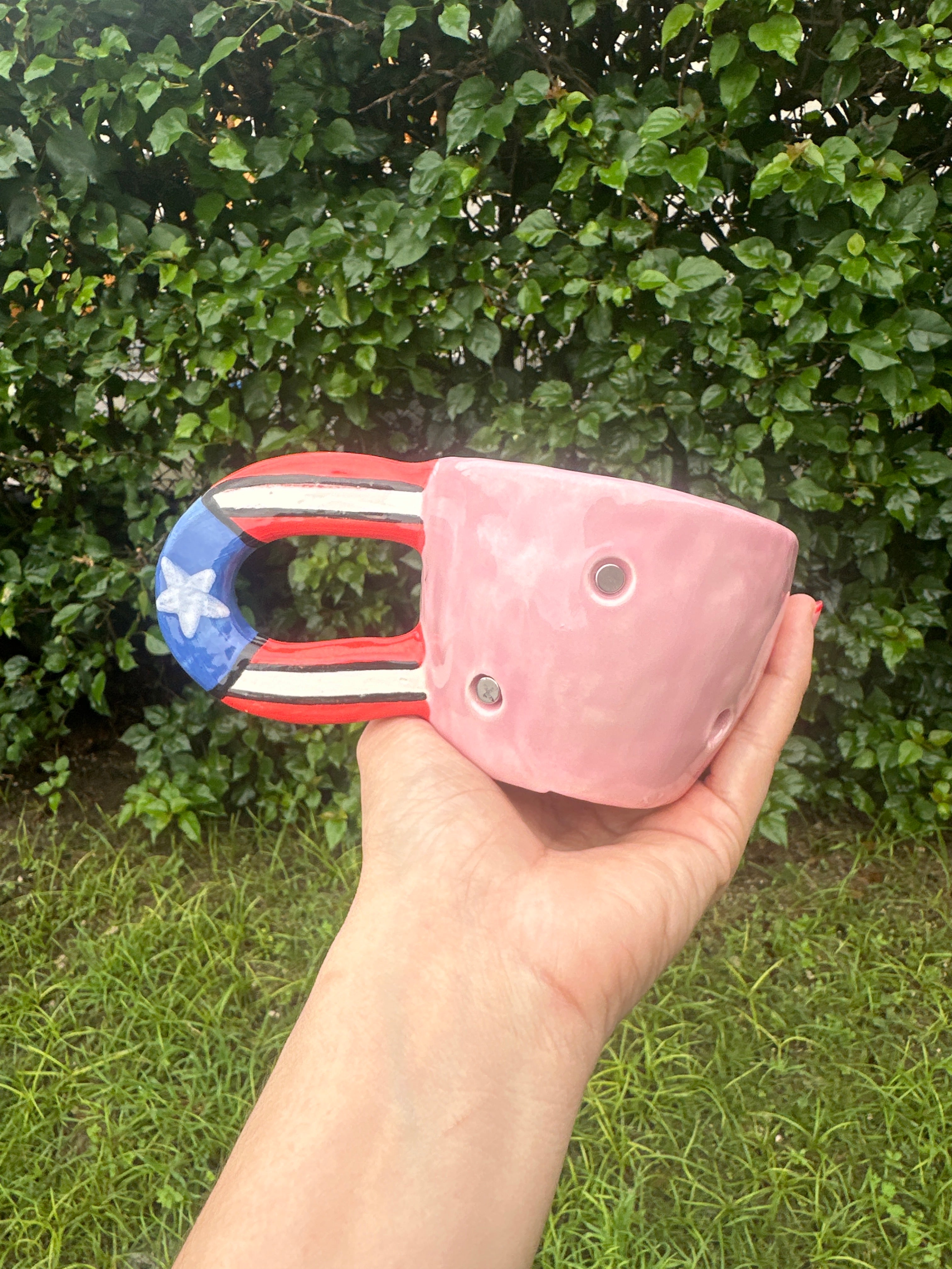 Taza rosa / Mango de 🇵🇷