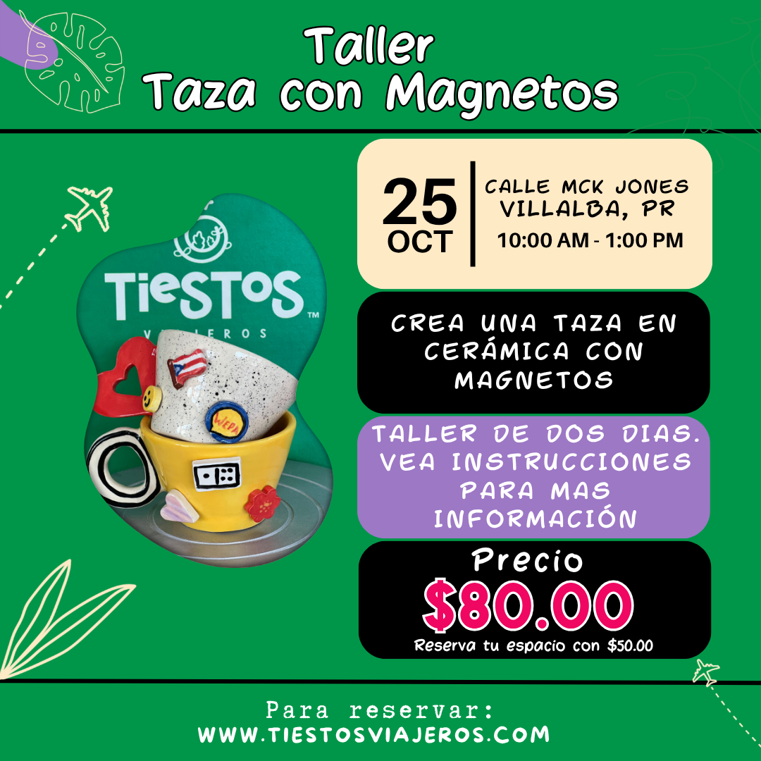 Taller: Taza con Magentos / 25 de octubre de 2025