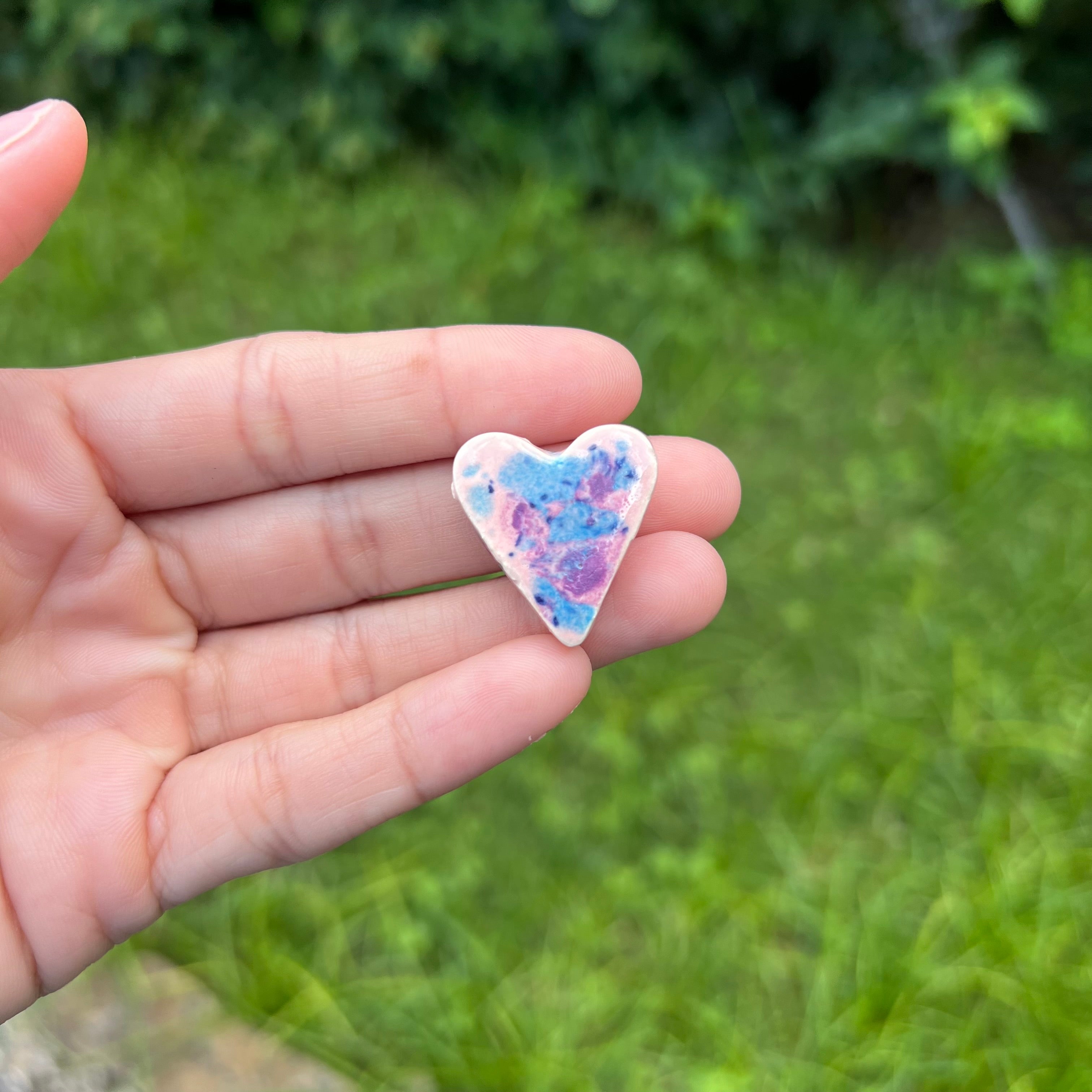 Corazon Violeta / Azul