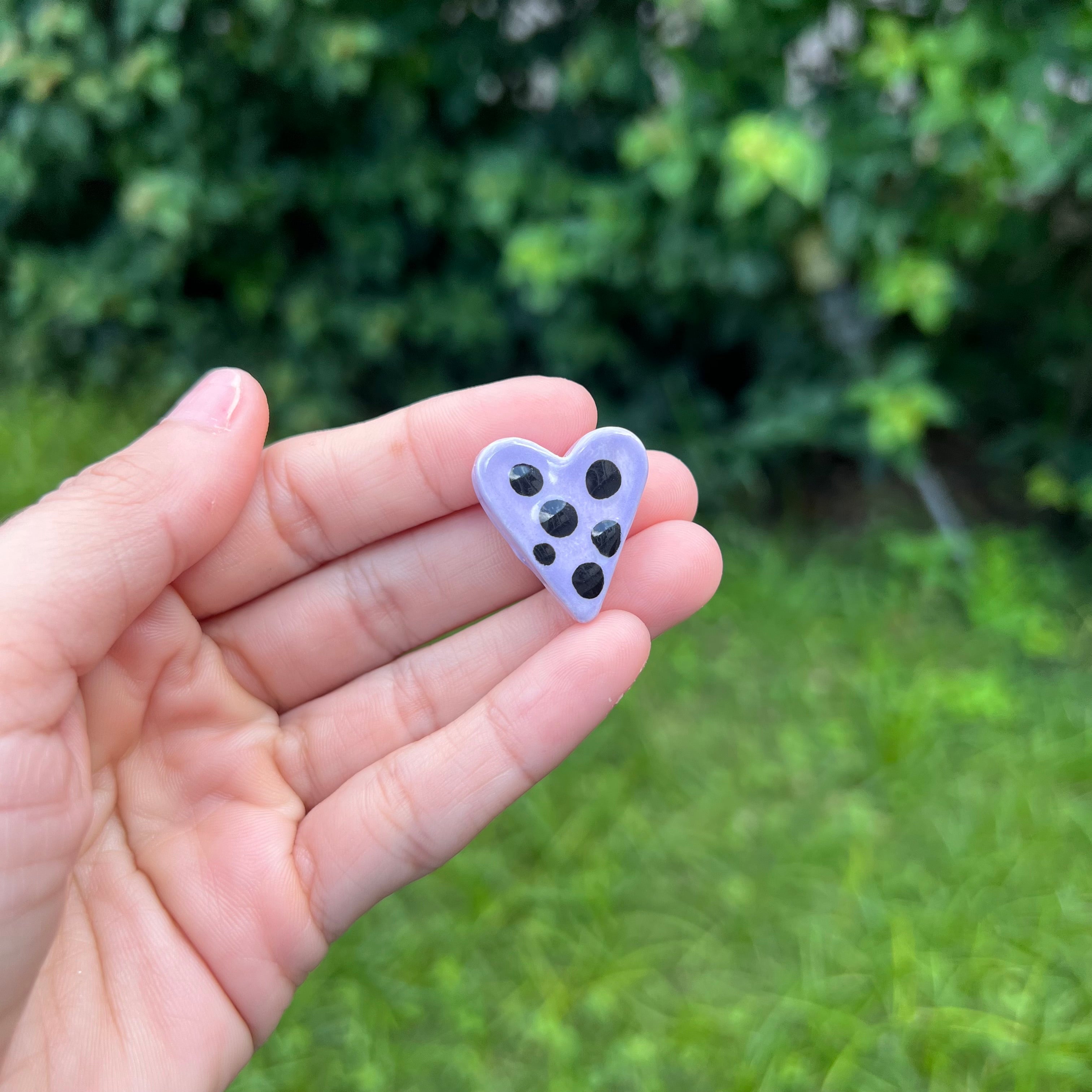 Corazón Violeta / Puntos Negros