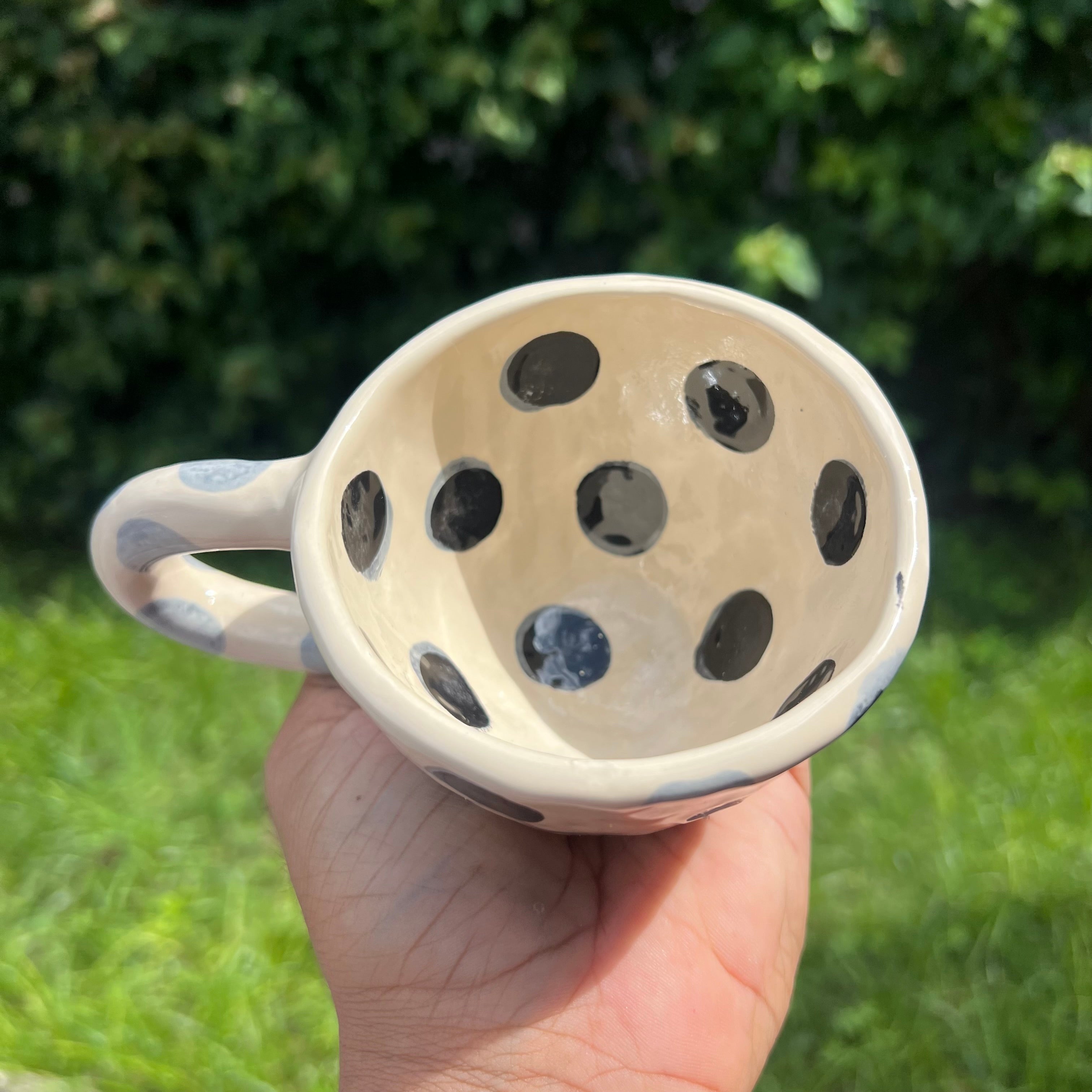 Taza Blanca / Puntos Negros