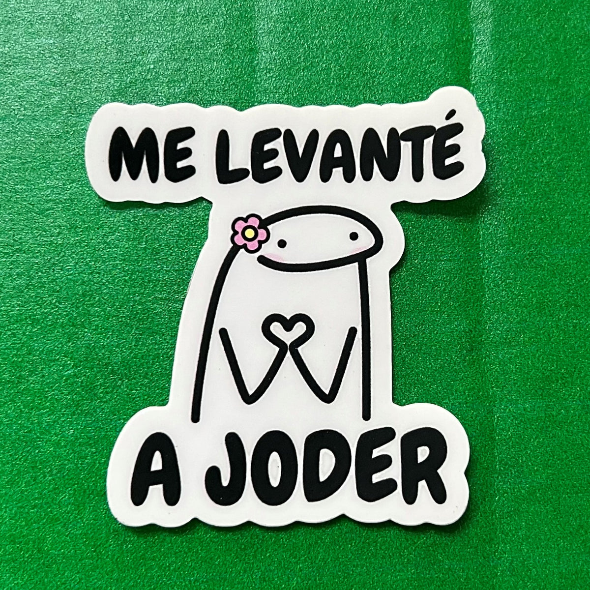Mini Sticker Me Levanté a joder Nena