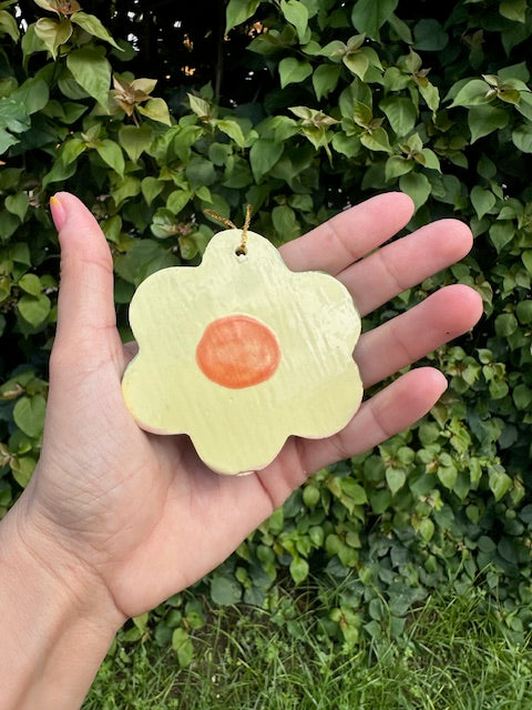 Flor Amarilla / Verde /Rosa