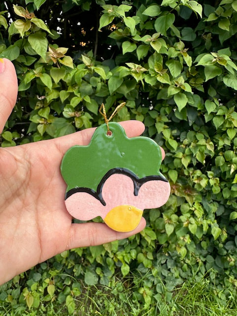 Flor Amarilla / Verde /Rosa