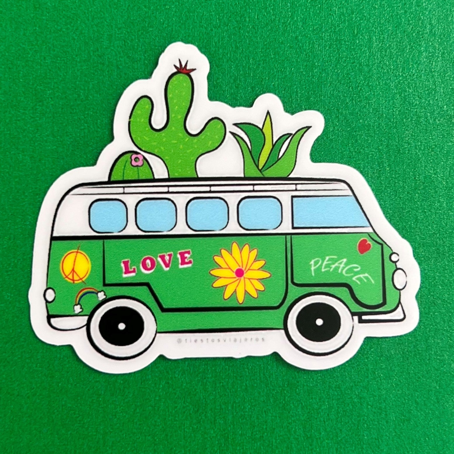 Mini Sticker Guagua Viajera