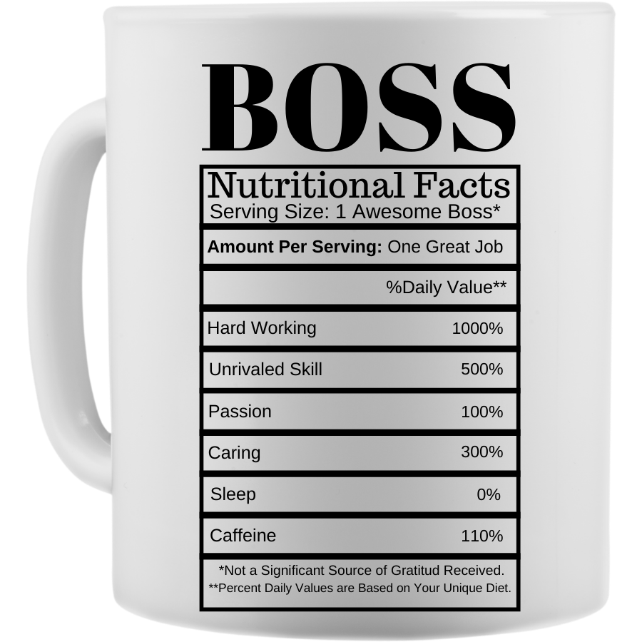 Boss Nutritional Facts